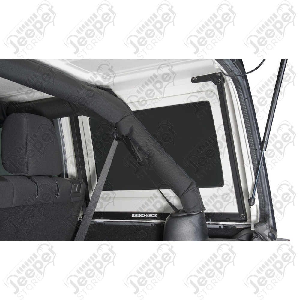 Galerie de toit Rhino-Rack BackBone avec plateau pour Jeep Wrangler JK Unlimited (4 portes) 