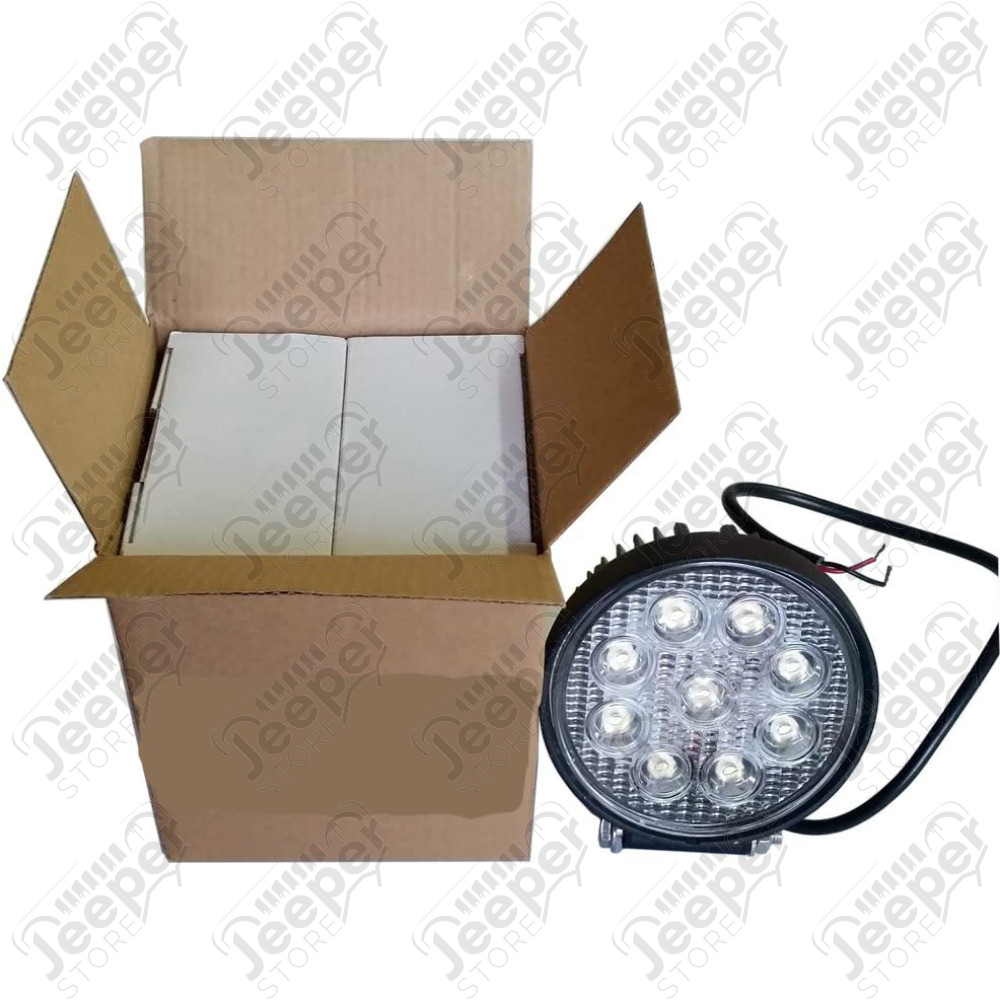 Feu Longue portée rond à LED , 39W - 2535 lumens (diamètre: 11.70cm)