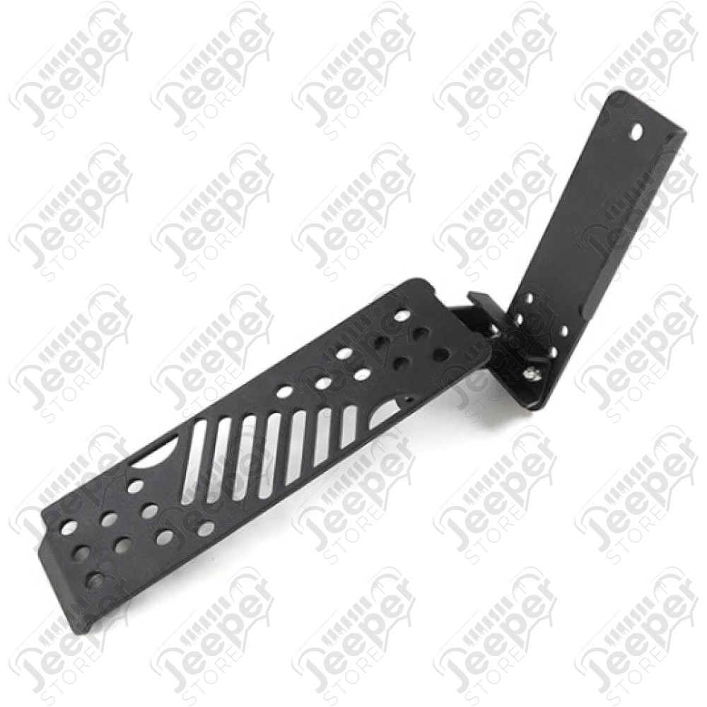 Repose pied en acier noir (avec boite automatique) pour Jeep Wrangler JL et Gladiator JT