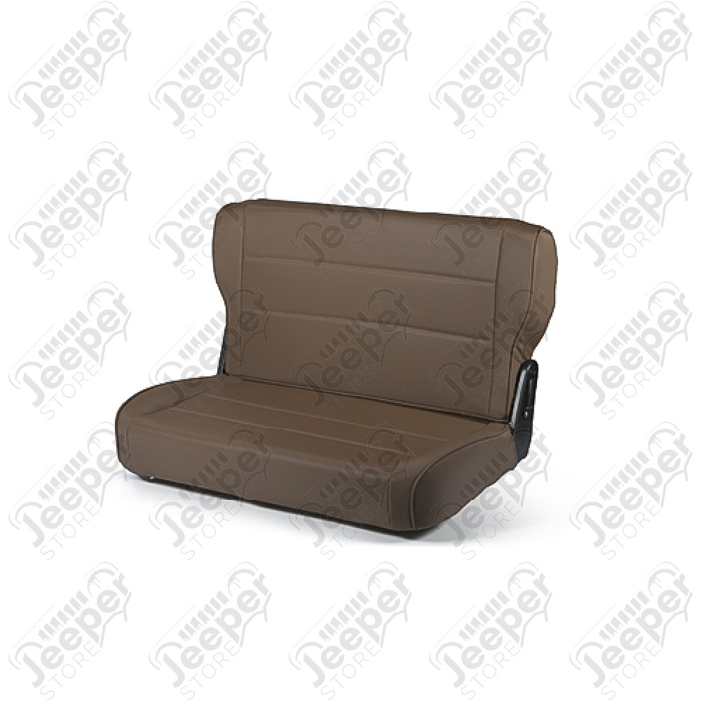 Banquette arrière avec dossier rabattable couleur marron Jeep Wrangler TJ 