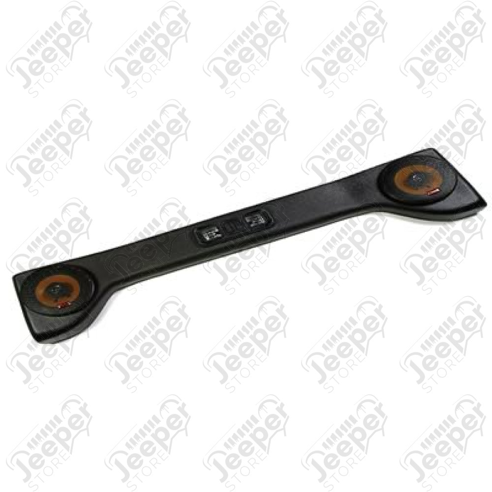 Sound Bar (kit haut parleurs d'arceaux) Jeep Wrangler YJ et TJ (couleur grise avec 2 haut parleur de 50w)