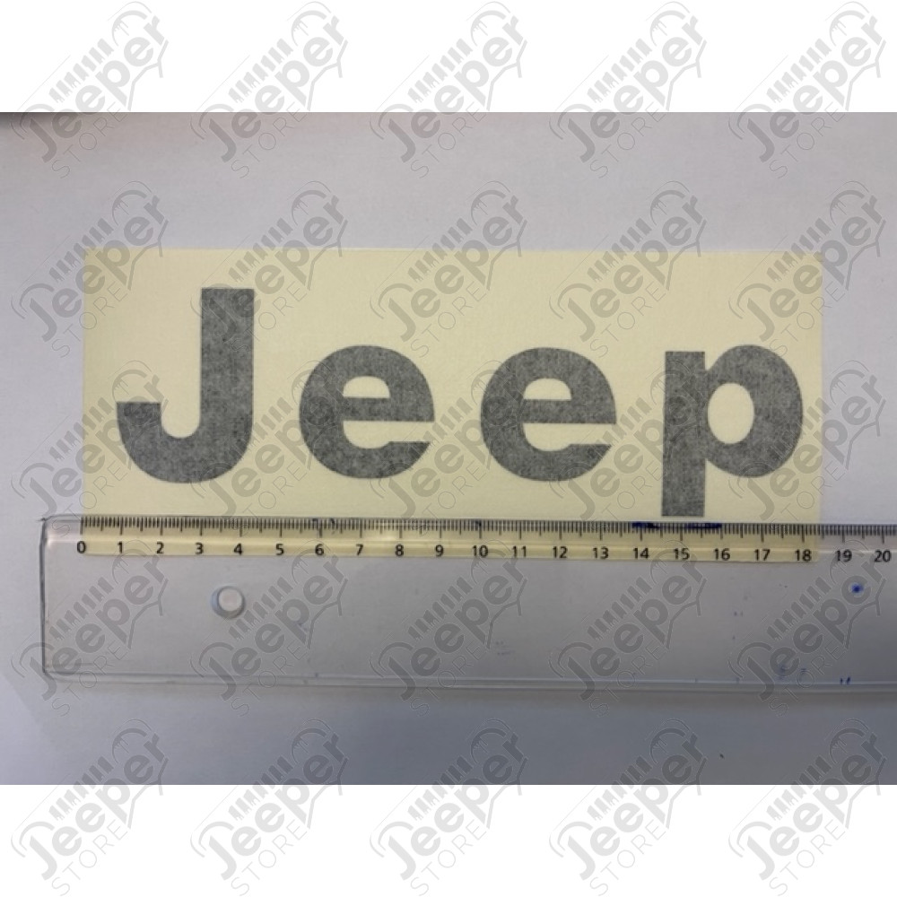 Autocollant Jeep (couleur noir) (ATTENTION: taille non d'origine)