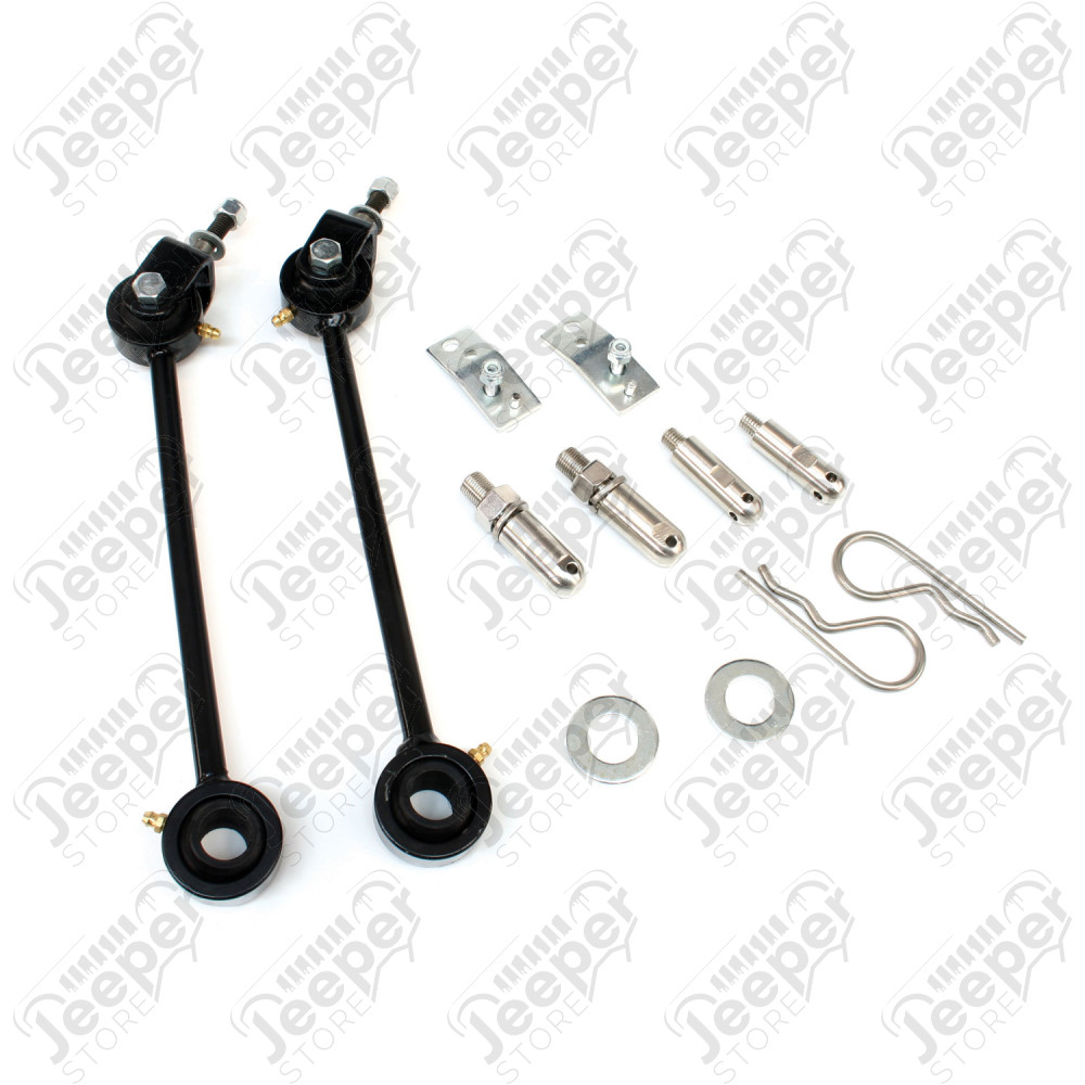 TJ: 10” Front Sway Bar Quick Disconnect Kit (3-6” Lift)