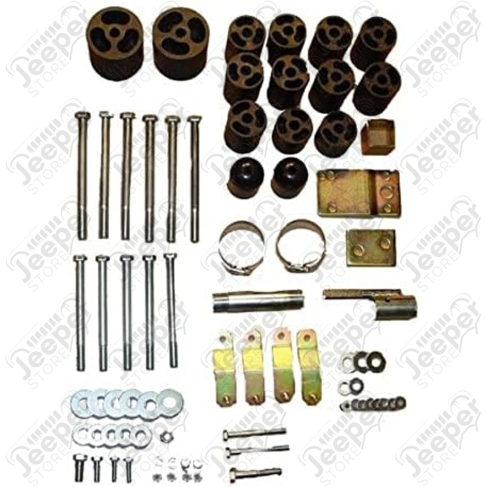 Bodylift (rehausse de caisse) +3'' (+7.5cm) Jeep Wrangler TJ - 18303.10