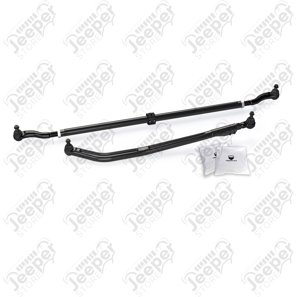 JL / JT: HD Chromoly Tie Rod Kit & HD Forged Drag Link Kit (2–6” Lift)