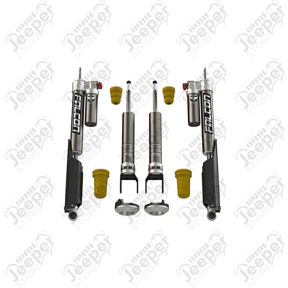 Falcon 2.25”/1.25” Sport Tow/Haul Shock Leveling System - Ram 1500/Rebel 2019+ - 19-04-32-400-002