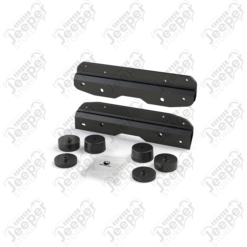 Kit de relocalisation Teraflex du porte roue de secours pour pneu en 37" pour Jeep Wrangler JL