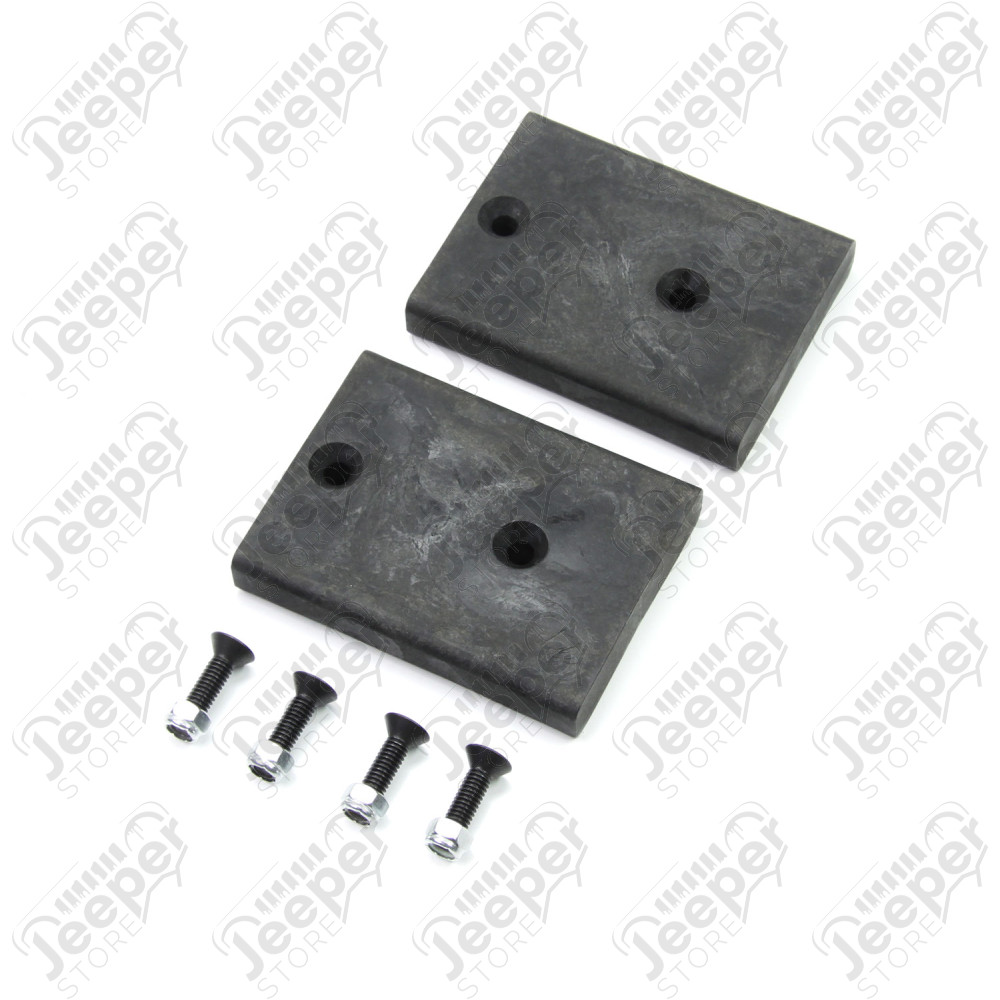 JK: 0.75” SpeedBump Bump Stop Strike Pad Kit – Rear Lower 