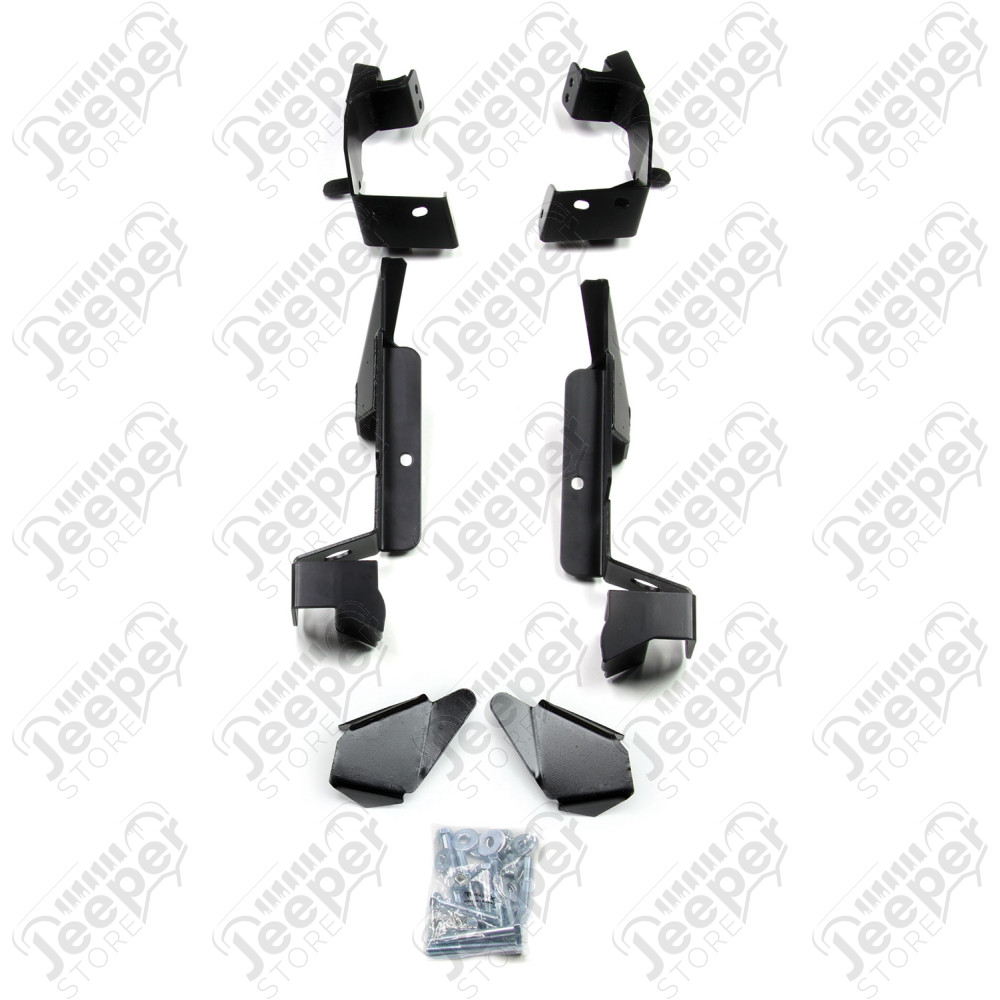 JK: Long Arm Bracket Kit (3–6” Lift)