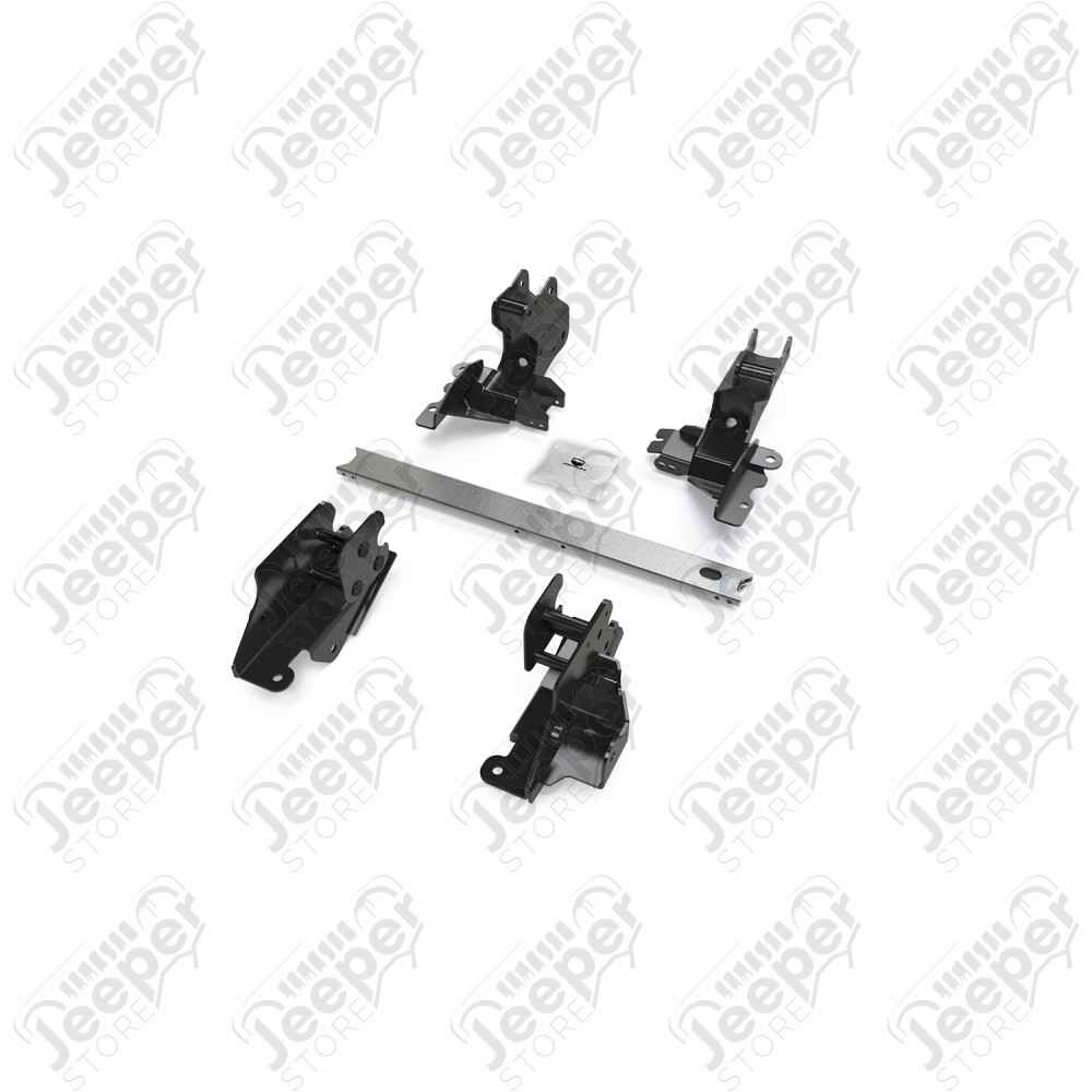 JL 2dr: Long Arm Bracket Kit (3–6” Lift)