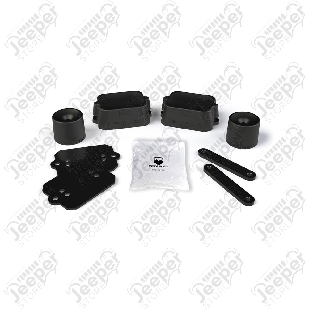 JL: 2” Bump Stop Strike Pad Extension Kit – Front & Rear