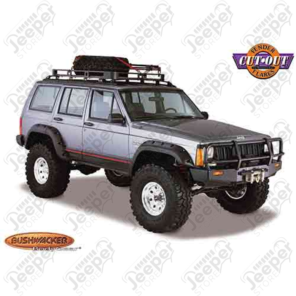 4 Elargisseurs d'ailes BUSHWACKER Jeep Cherokee XJ