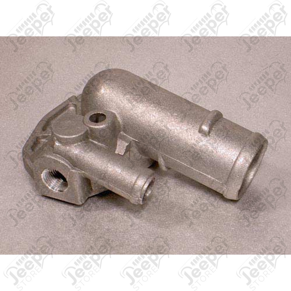Boîtier de thermostat 4.0L essence Jeep Grand Cherokee WJ, WG (emplacement de la sonde d'eau sur le boitier).