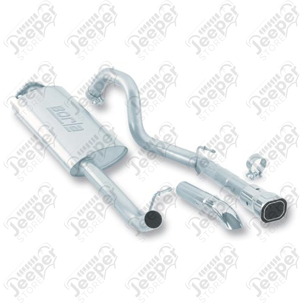 Silencieux BORLA avec tube de sortie moteur 4.0L essence - Jeep Wrangler TJ Unlimited (4 portes) - 140103