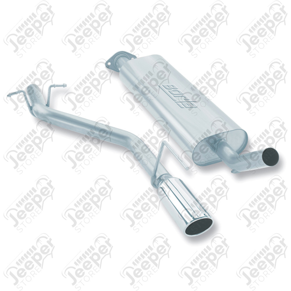 Silencieux BORLA avec tube de sortie pour moteur 5.7L HEMI - Jeep Grand Cherokee WH / WK - 140158