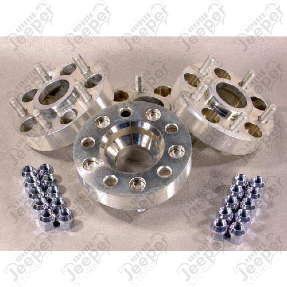 Kit 4 élargisseurs de voie +30mm par roue (60 mm par essieu) pour entraxe de 5x127 pour Jeep Wrangler JK, Cherokee Liberty KK et Grand Cherokee WJ, WG, Grand Cherokee WH, WK et Commander XH, XK - SPVA05AGC / 700704 x2 / 127/5-71.5-160-1320 / HSPV-A05-AGC-