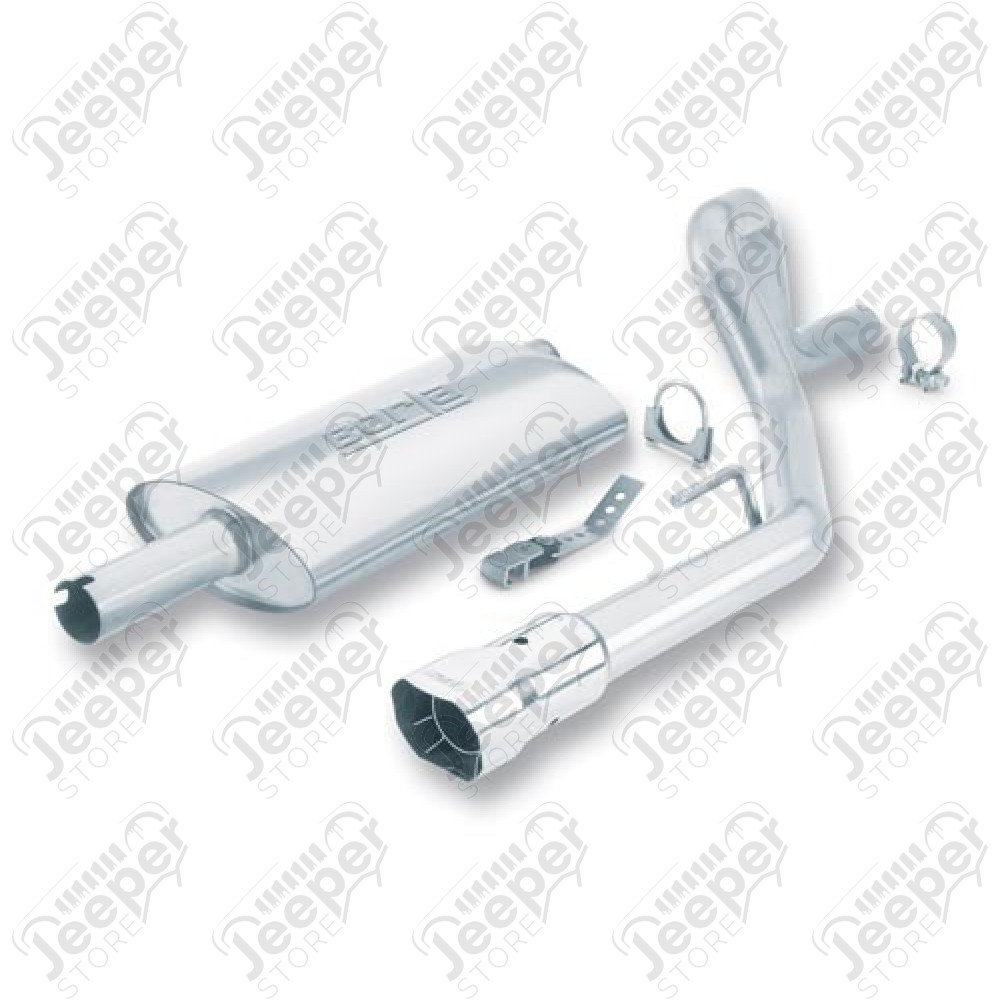 Silencieux BORLA avec tube de sortie, Grand Cherokee ZJ 4.0L et 5.2L