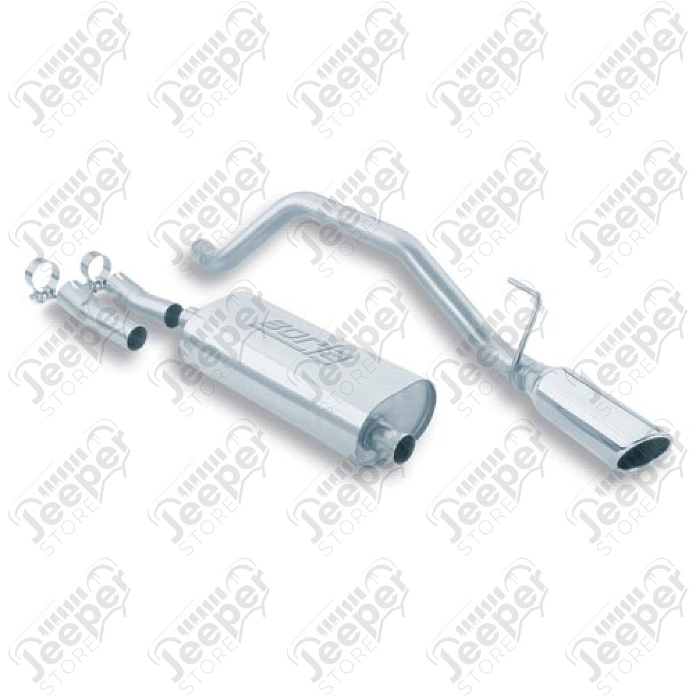 Silencieux BORLA avec tube de sortie, Grand Cherokee WJ 4.0L et 4.7L 