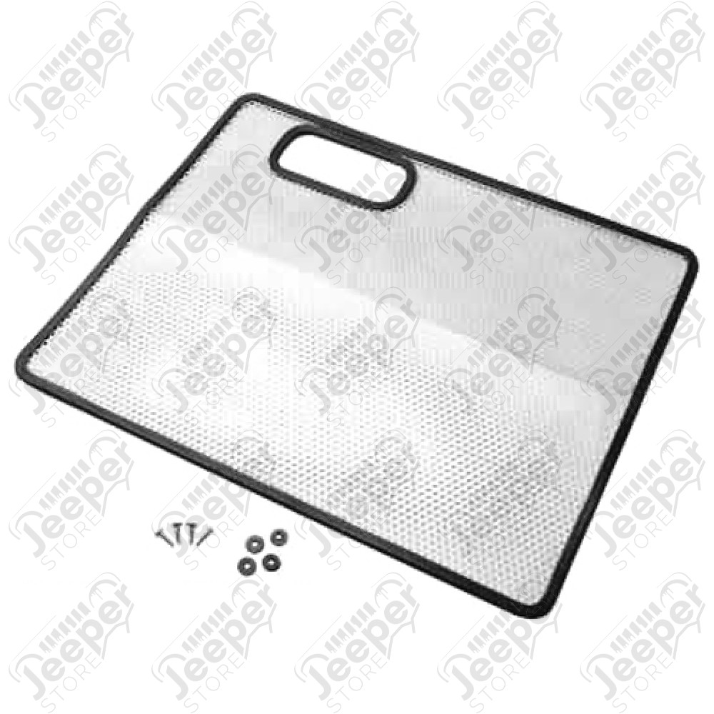 Grille de protection de radiateur moteur en acier inox - Jeep Wrangler YJ - 1523.10 / SH7440