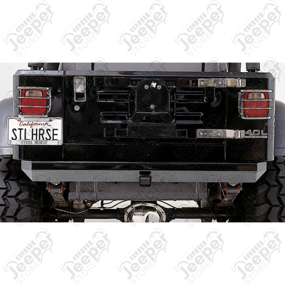 Pare Chocs acier arrière Rock Crusher - Jeep Wrangler YJ, Wrangler TJ - 99801 / TJ4908 / ECP66165 / RT20003 / SB76750