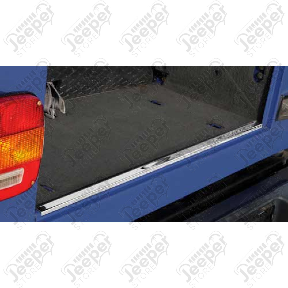 Baguette en acier inox de protection de bas de coffre pour Jeep Wrangler TJ