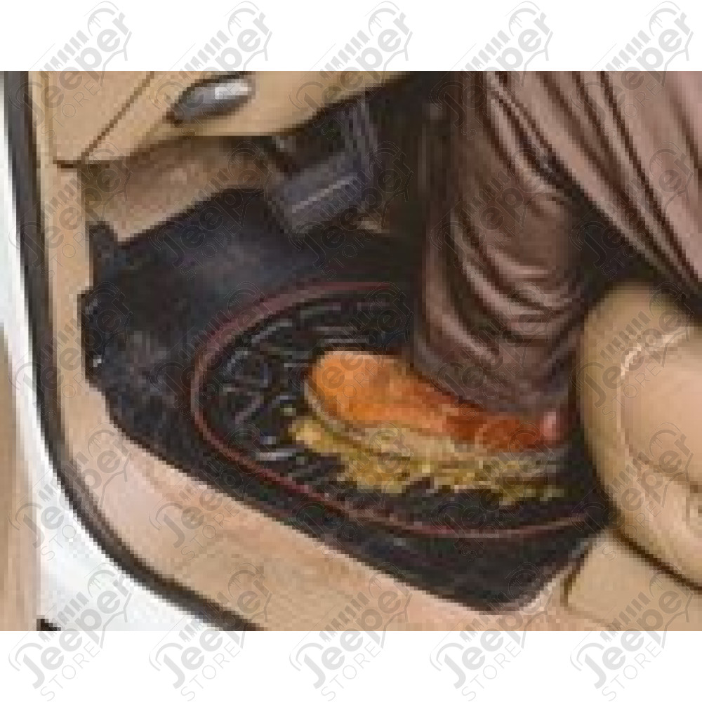 Kit de 4 tapis de sol en caoutchouc noir universel pour Jeep - 1572.01 - 215A0973