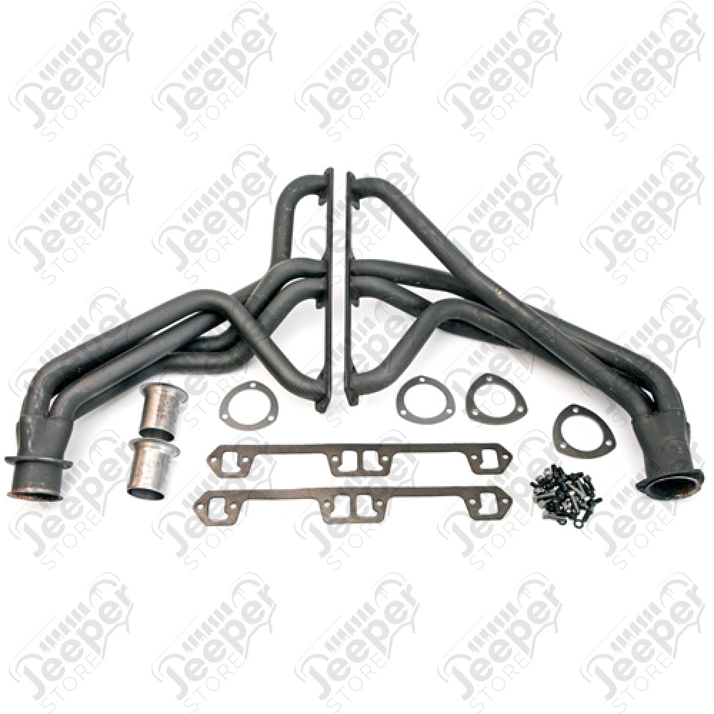 Kit collecteurs d'échappement sport situé à l'extérieur du châssis moteur AMC V8 - Jeep CJ - 99190