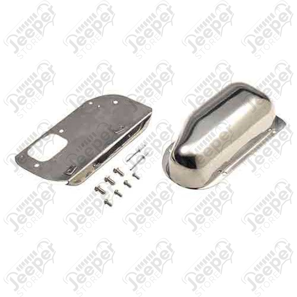 Enjoliveur de moteur d'essuie glace en acier inox - Jeep CJ - 30459 KENTROL