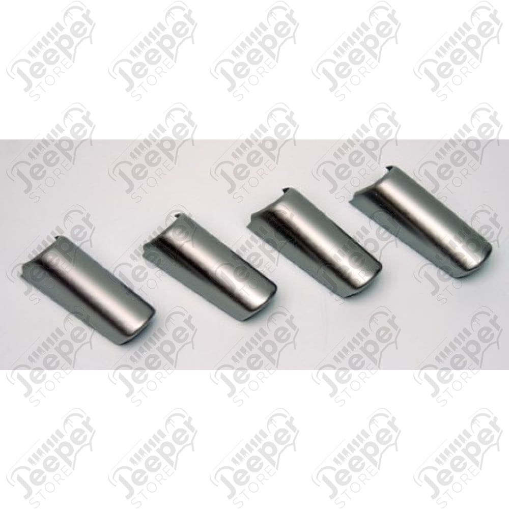 Kit de 4 enjoliveurs pour volant (4 branches) couleur: chrome brillant Jeep Wrangler JK (phase: 1 , 177ch)