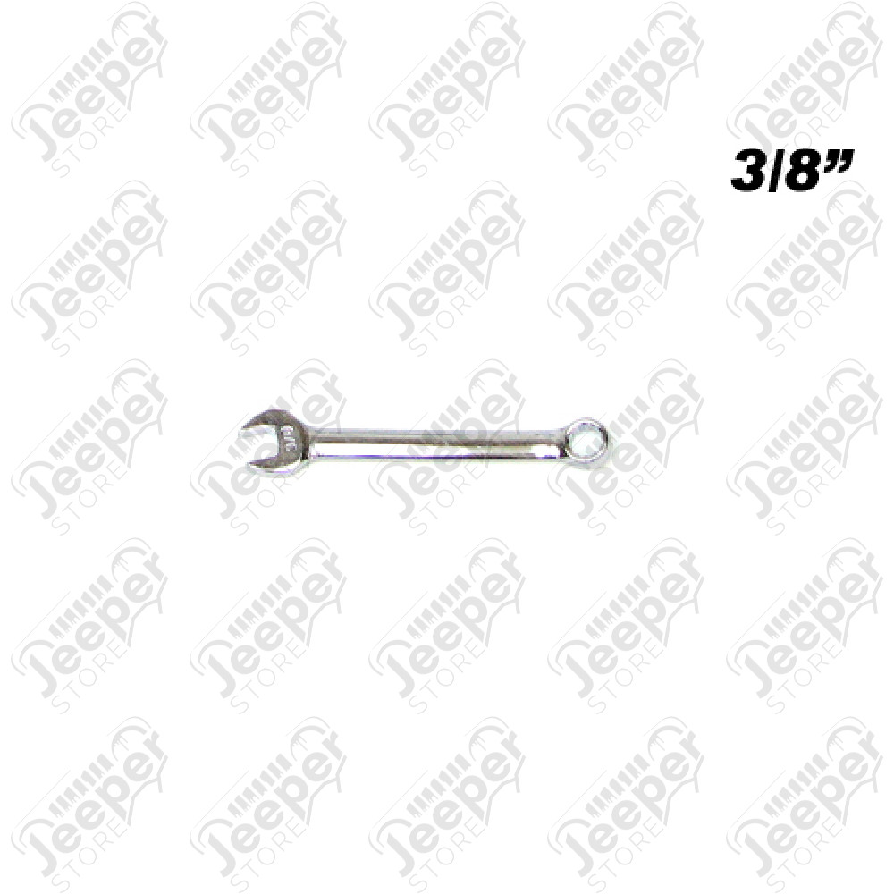 Clé plate en chrome vanadium - Taille : 3/8 inch soit 9.5 mm