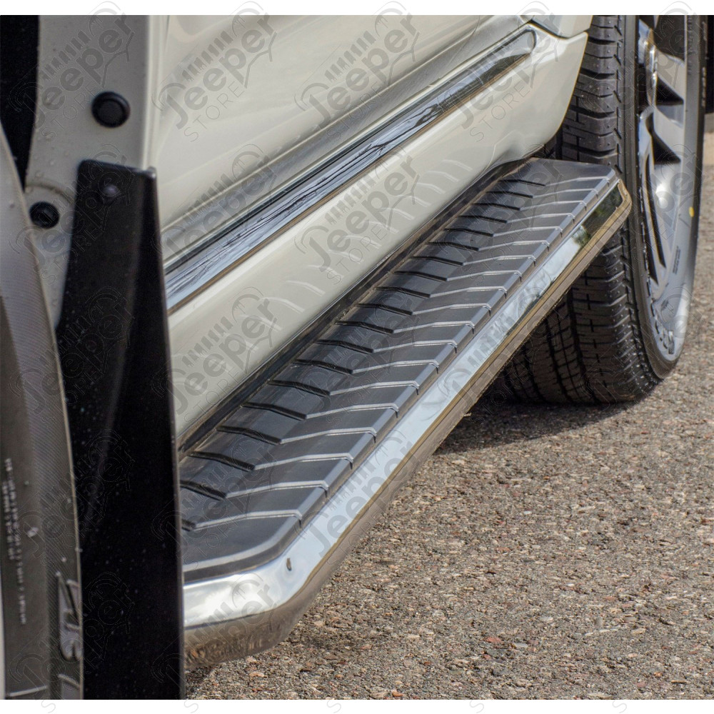 Kit de marches pieds avec plateaux en acier/inox et aluminium pour Jeep Renegade BU - 2051023