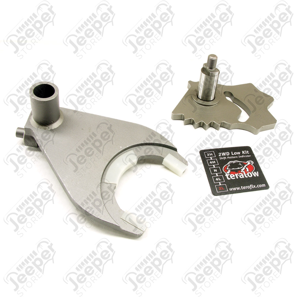 TJ: NP231-J 2Low 2WD Low-Range Shift Sector Kit 