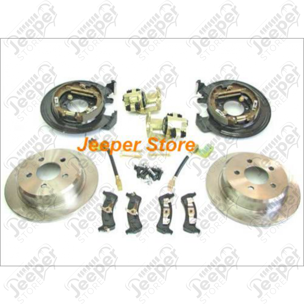 Kit de modification frein à disque, Dana 35, TJ