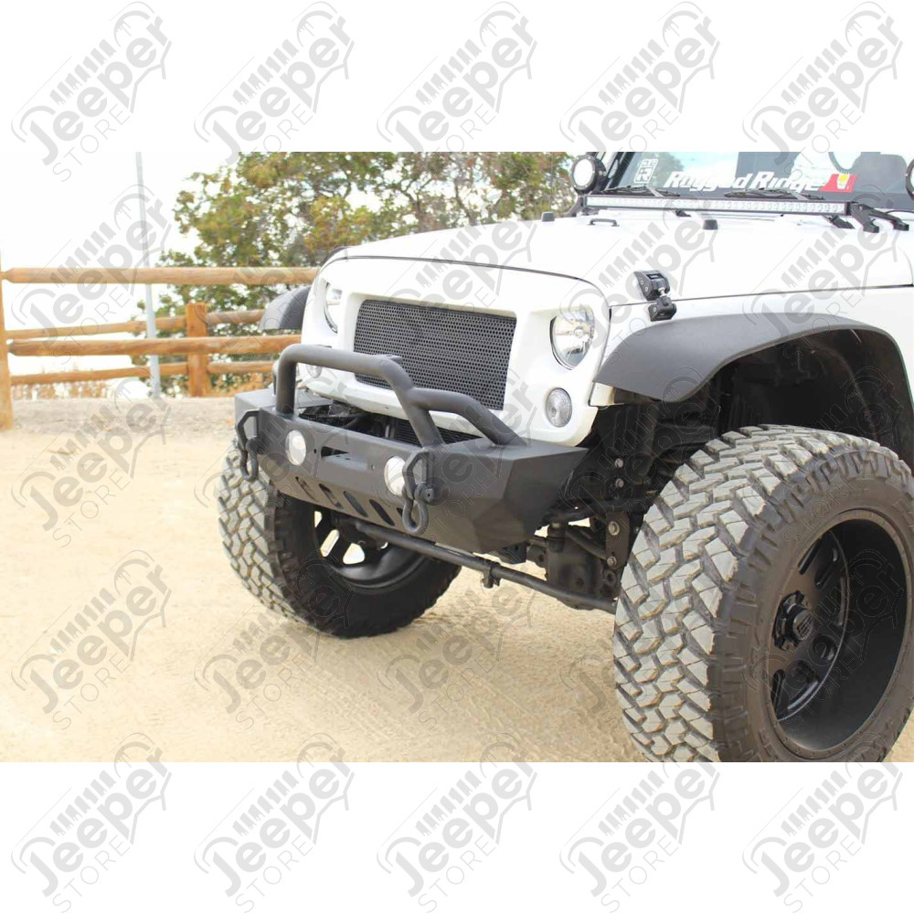 Pare chocs avant acier avec porte treuil Jeep Wrangler JK