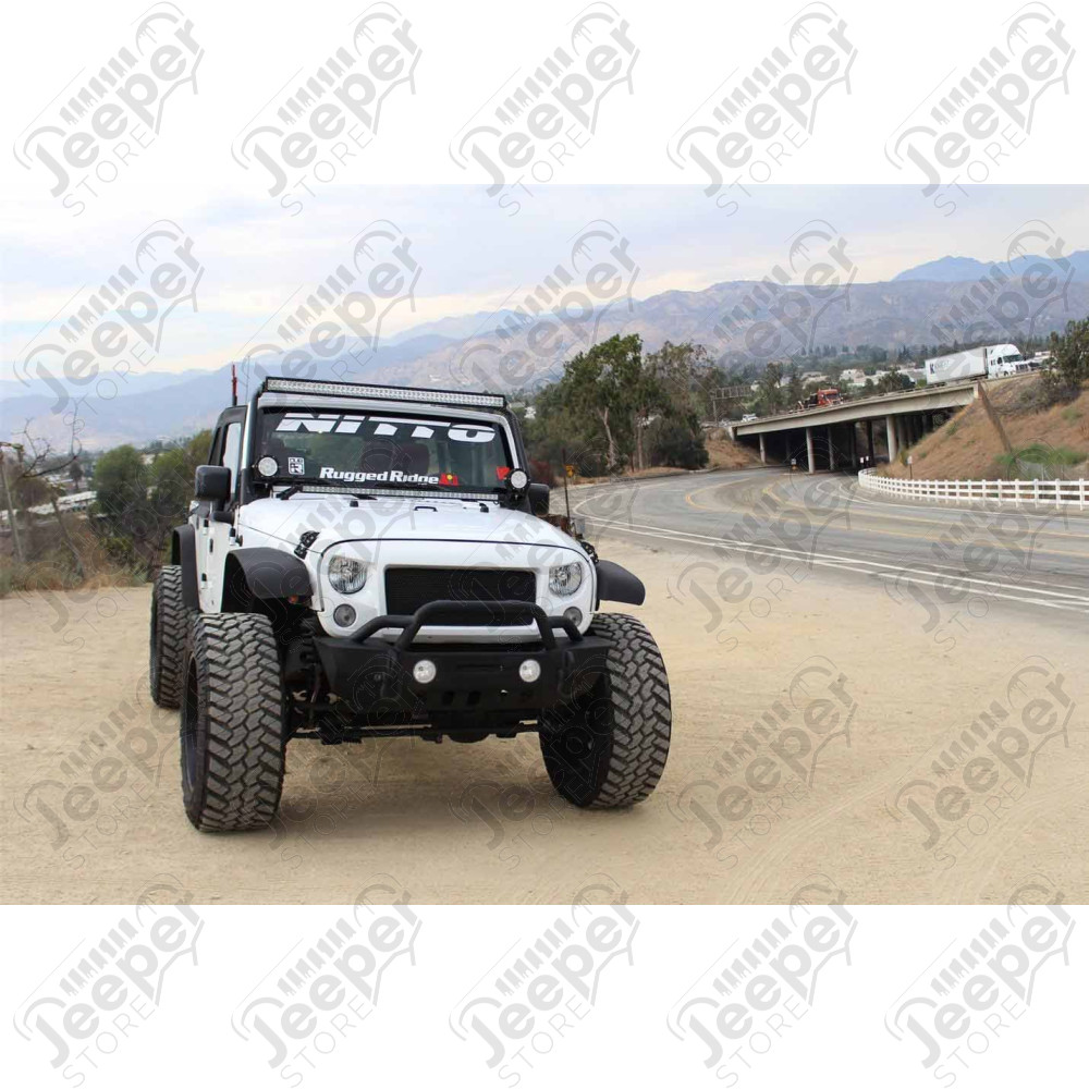 Pare chocs avant acier avec porte treuil Jeep Wrangler JK