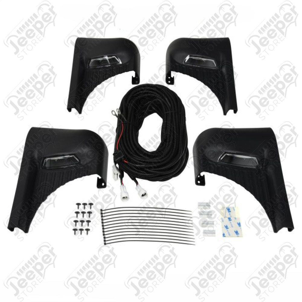 Kit de marchepieds en aluminium poli - Jeep Grand Cherokee WL / WK2 - 2764710 + 271975 / 2764710 + 27-1975