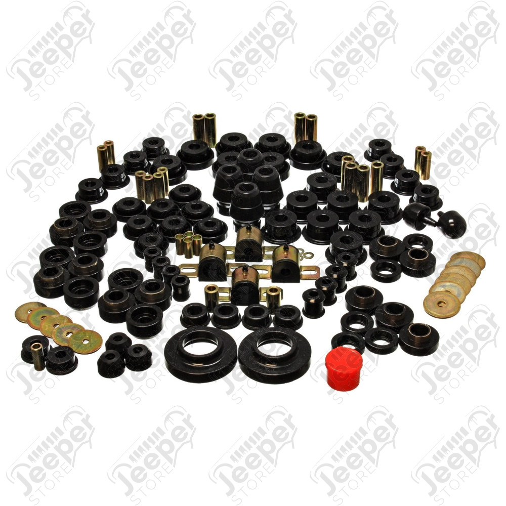 Kit de silentblocs complet en polyuréthane Hyper-Flex pour Jeep Wrangler TJ - 218107G