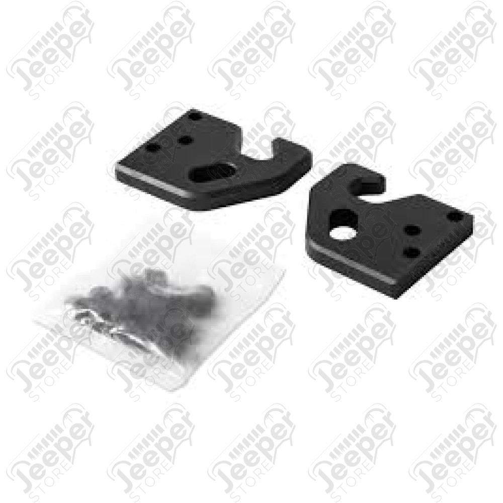 Crochets de remorquage pour pare chocs avant Modulable RIVAL - Jeep Wrangler JK - 2D.2715.1.4