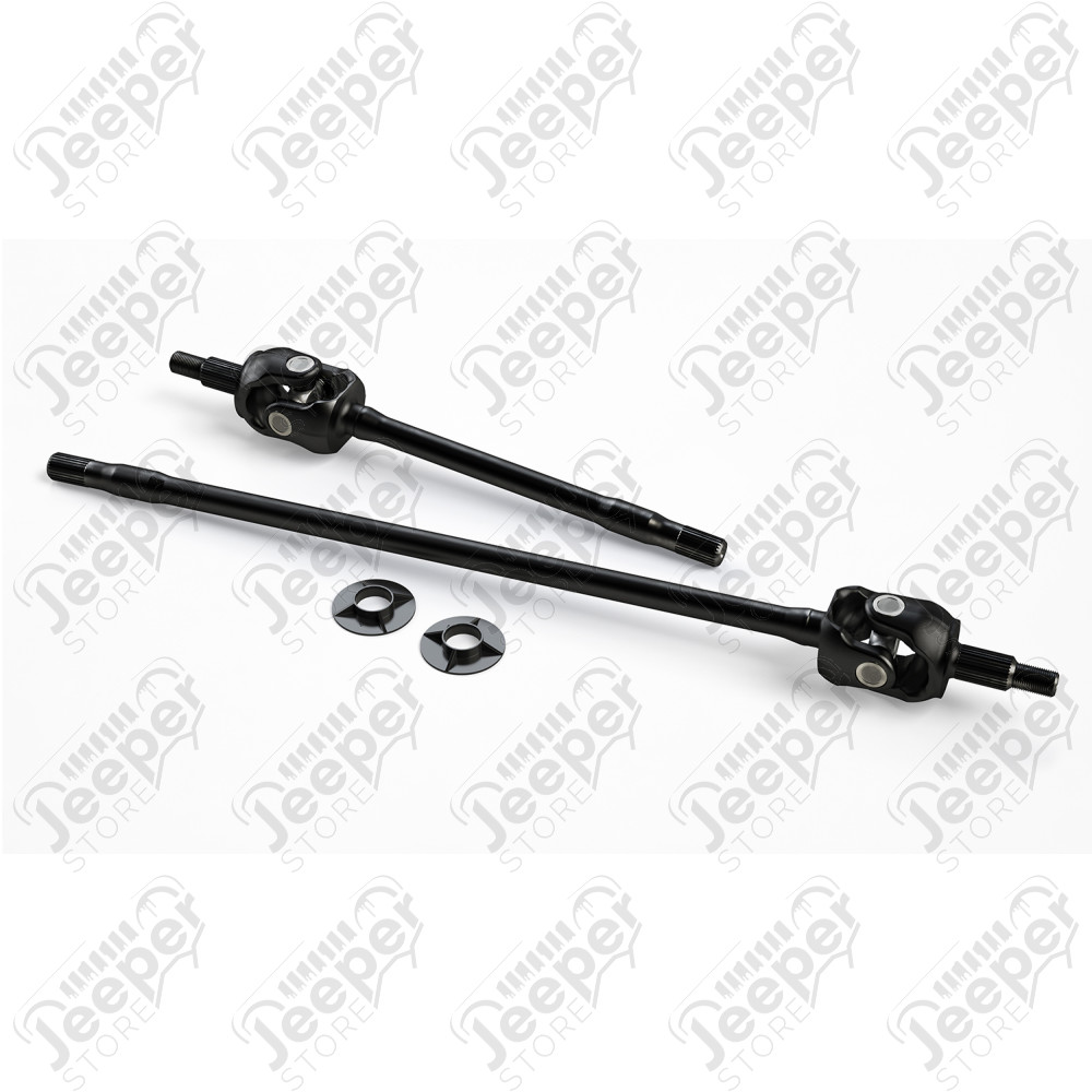 JK: Tera30 HD Front Axle Shaft Kit w/ Outer Stubs & U-Joints – 27-Spline