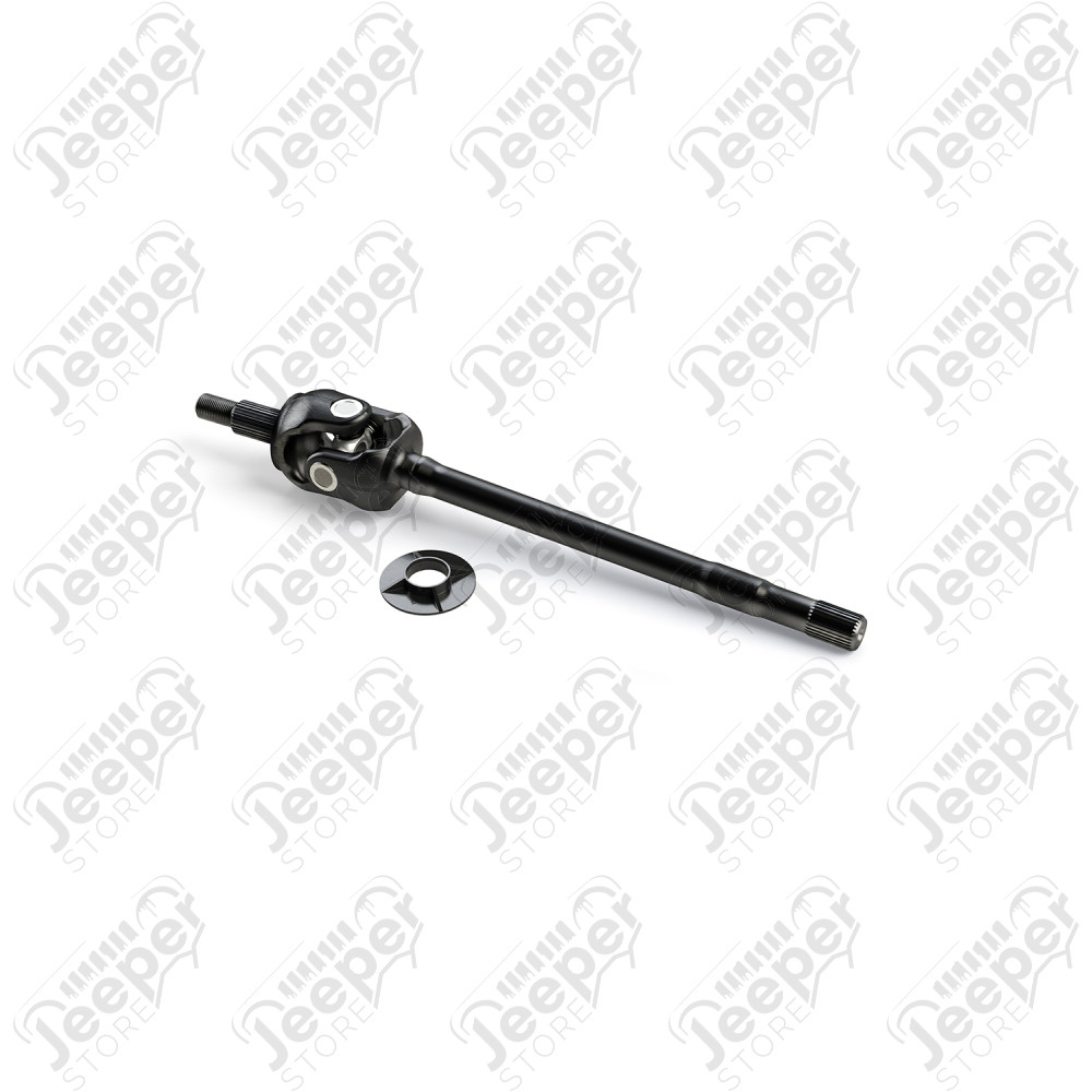 JK: Tera30 HD Front Axle Shaft w/ Outer Stub & U-Joint – Left – 30-Spline