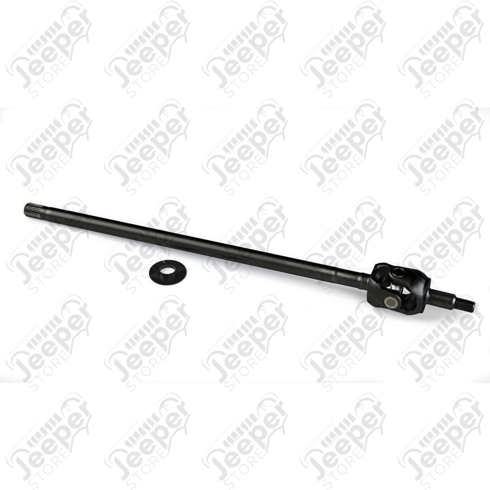 JK: Tera44 Rubicon Front Axle Shaft w/ Outer Stub & U-Joint–Wide Right–30-Spline