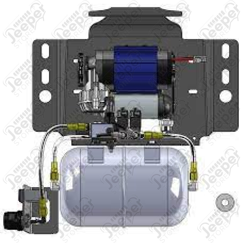 Kit montage compresseur ARB sous sieges avant gauche conducteur - Jeep Wrangler JK Unlimited (4 portes)