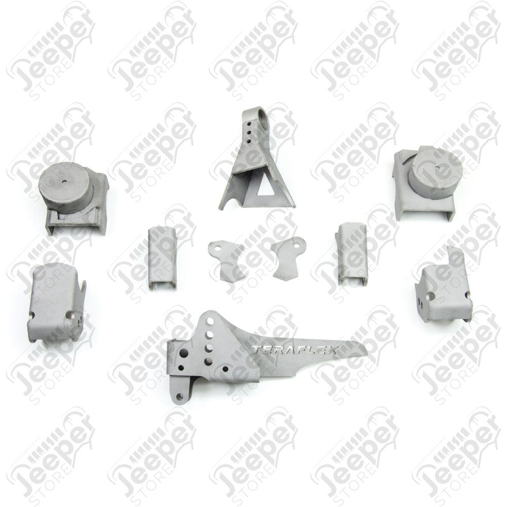 JK: Tera60 Front Axle Bracket Kit (3.25” OD)
