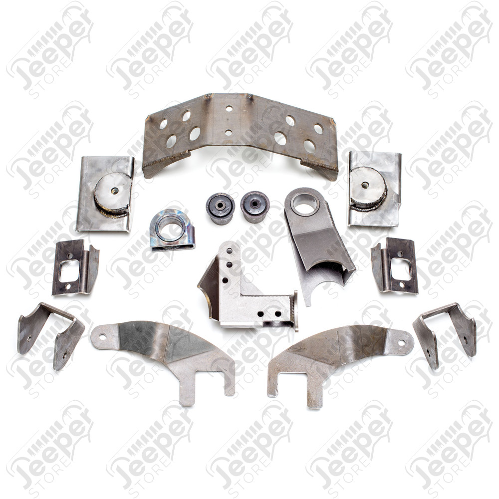 TJ: Dana 44 Front Axle Bracket Kit