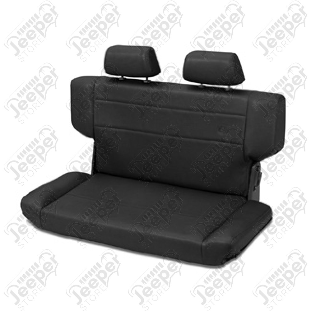 Banquette arrière rabattable avec appuie tête, (couleur: vinyl black crush) pour Jeep Wrangler TJ