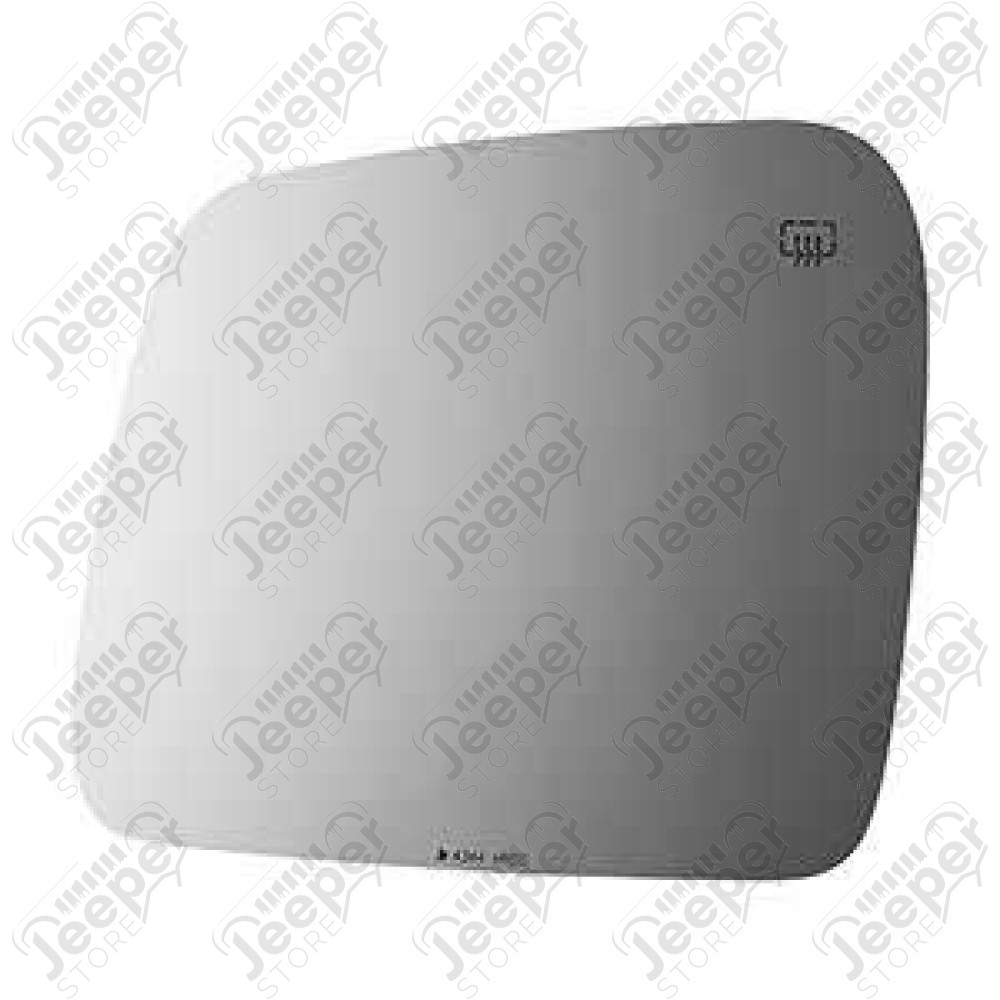 Glace de rétroviseur gauche (avec dégivrage) 149x169mm pour Jeep Grand Cherokee WL, WK2