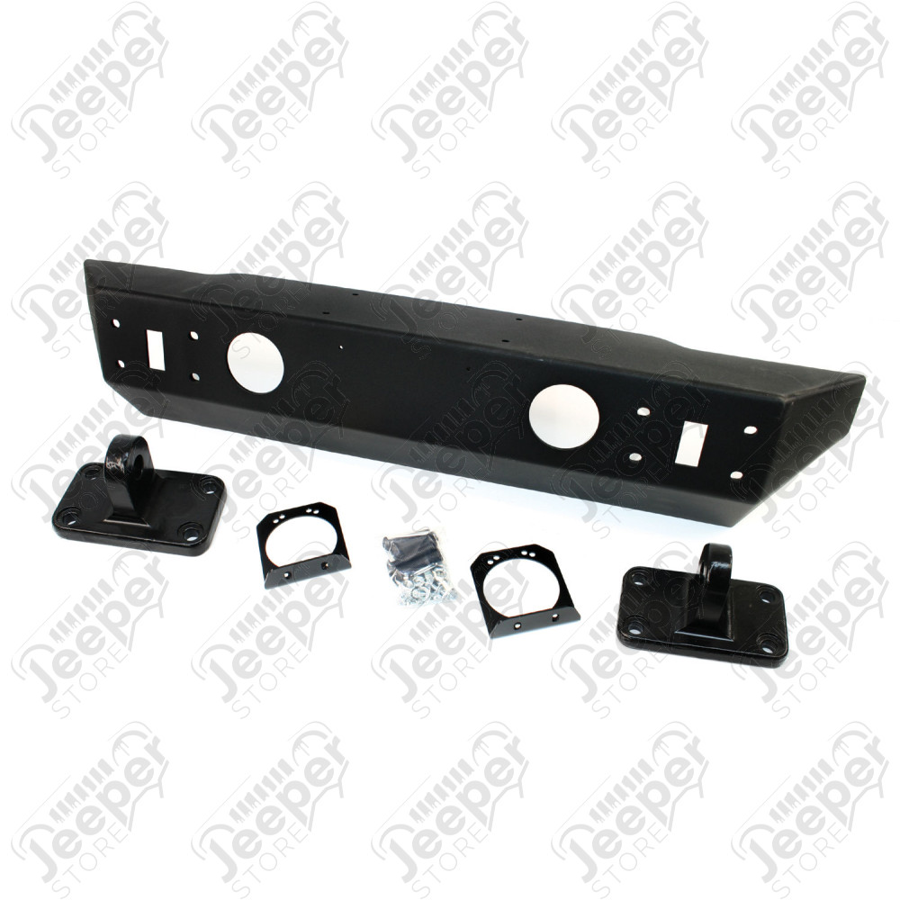 JK: RockGuard Explorer Front Bumper – Offset Drum Winch