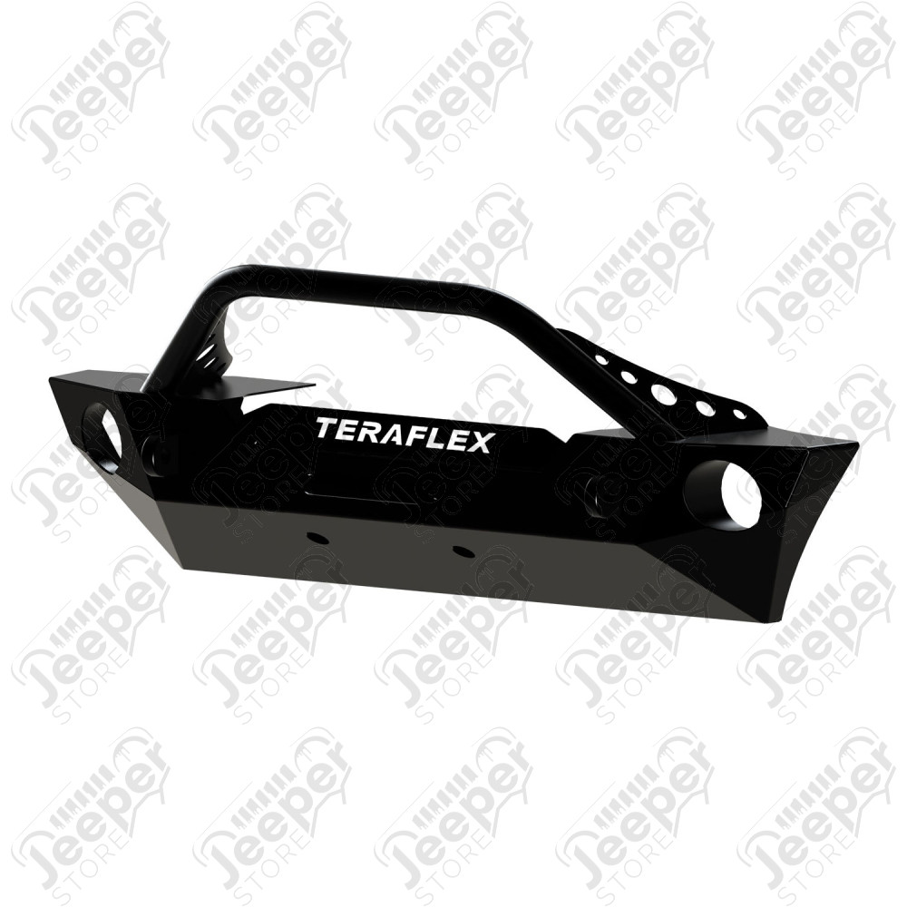 JK: RockGuard Epic Front Bumper w/ Hoop – Centered Drum Winch