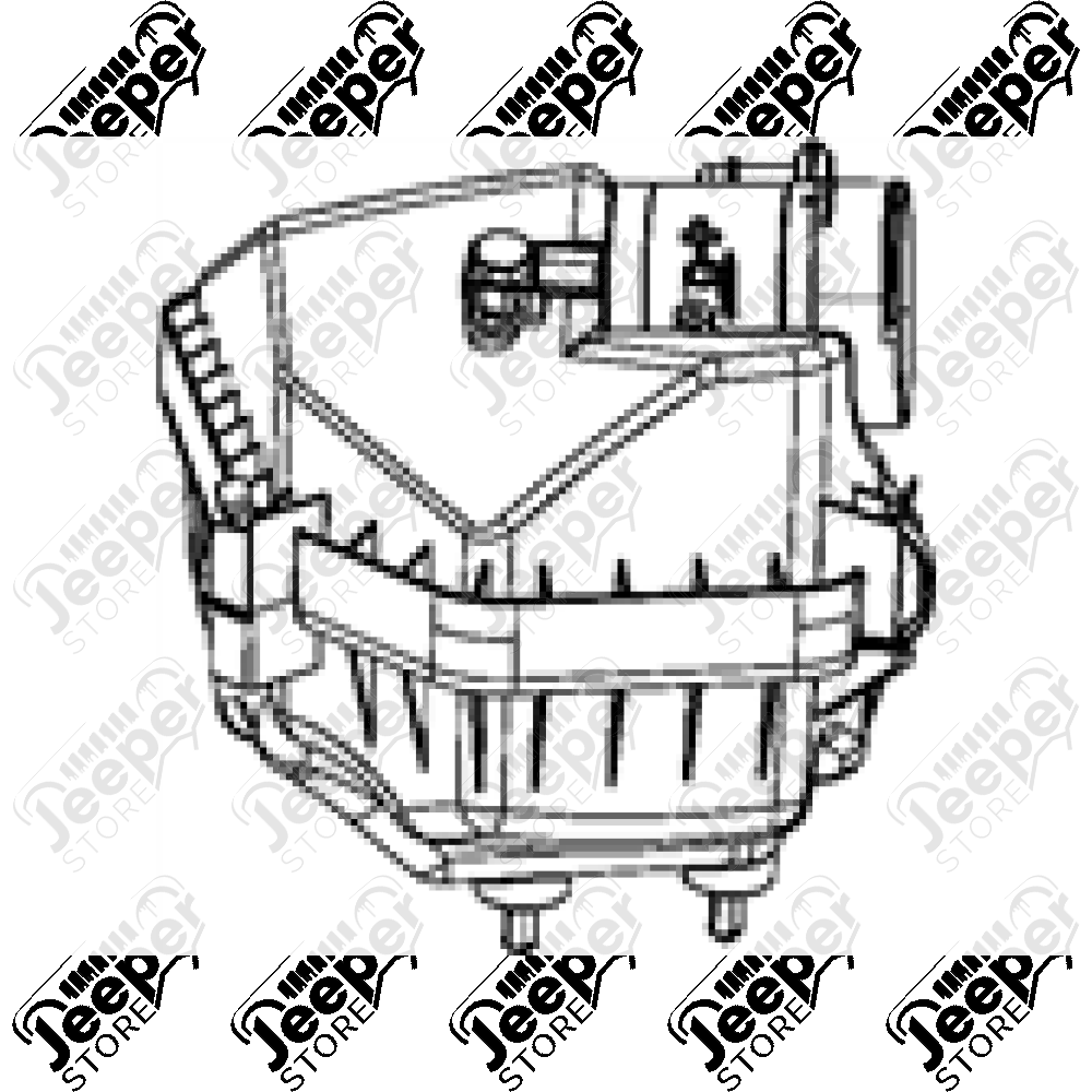 Boite à air 2.8L CRD (177 chevaux) Jeep Wrangler JK 