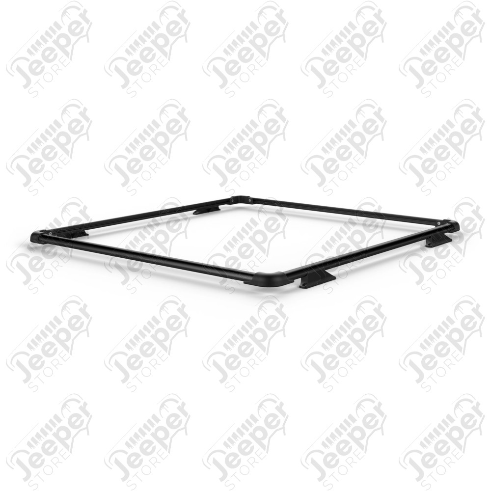 JK 4dr: Nebo Roof Rack Raised Rail Kit – Black